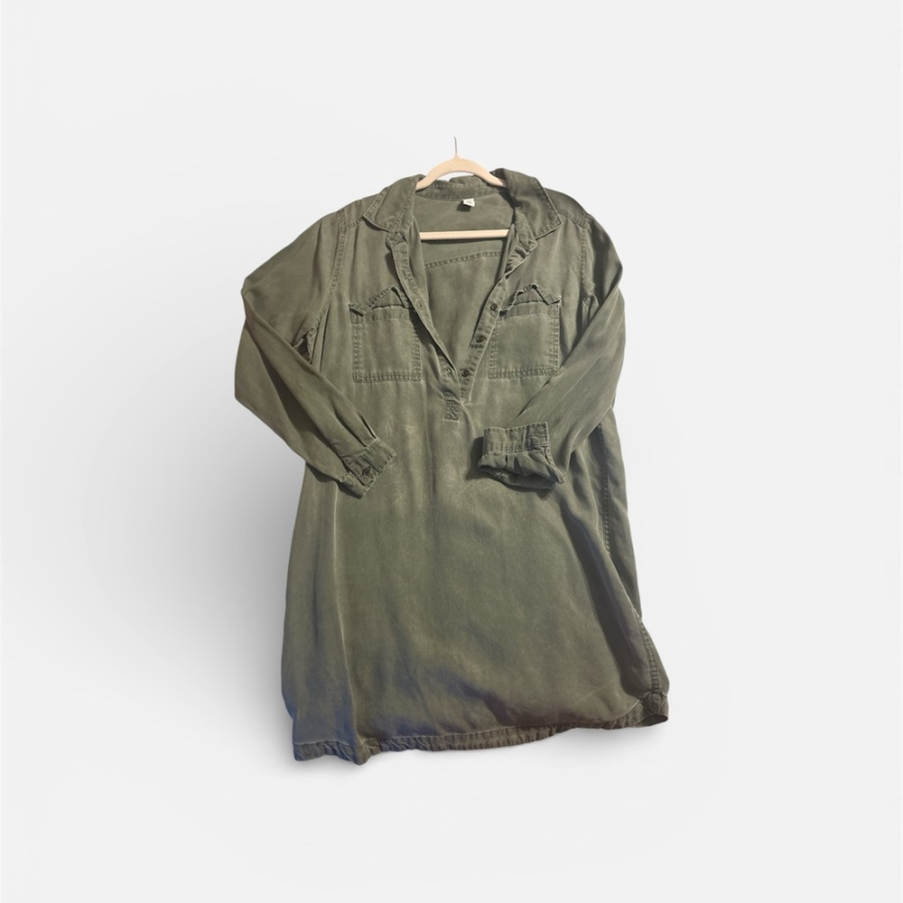 Old Navy Olive Green Mini Dress